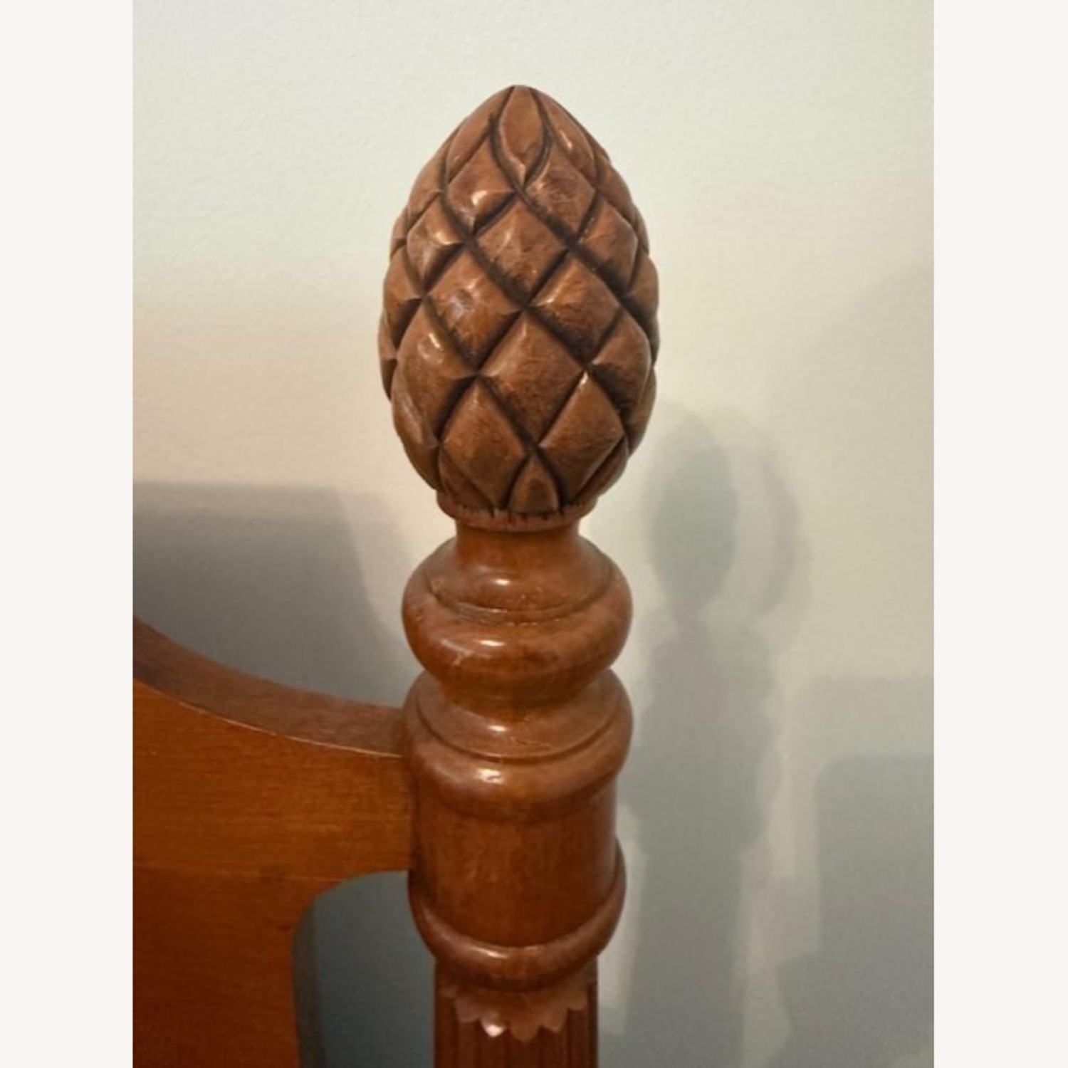 Vintage/Antique Maple Wood Bed Frame - image-2