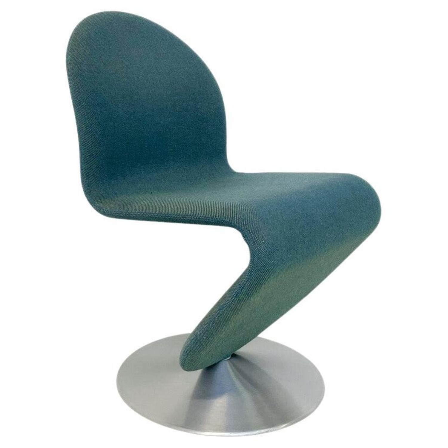Design Within Reach Verner Panton Light Gray Dining Chairs - image-8