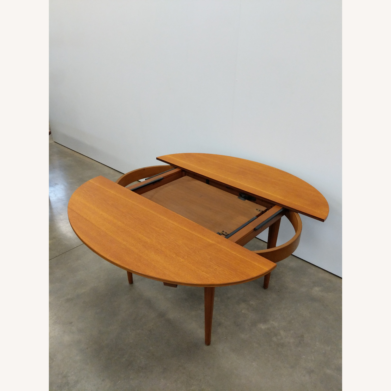 Vintage Mid Century Teak Extendable Dining Table - image-7