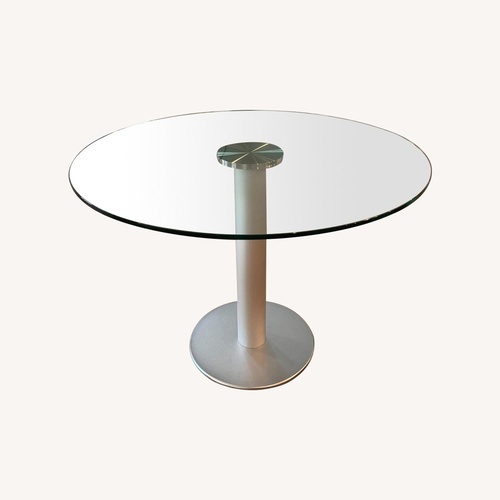 Used Design Within Reach Stua Jesus Gasca’s Zero Pedestal Table for sale on AptDeco