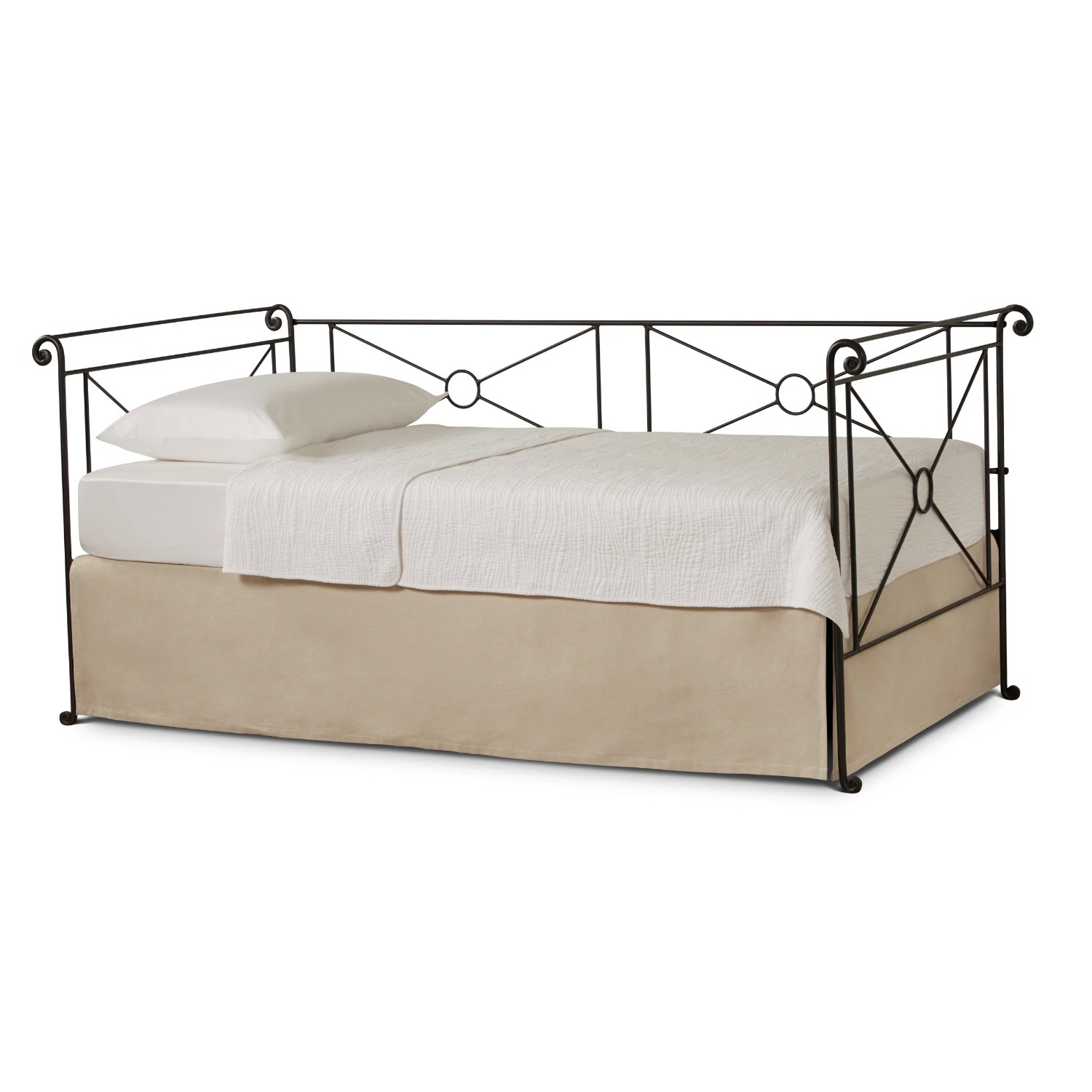 Charles P. Rogers Campaign Daybed & Popup Trundle - image-3