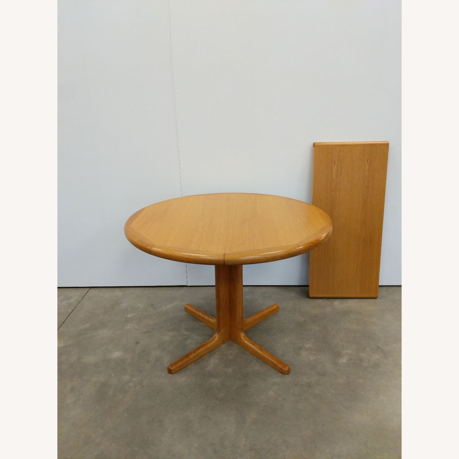 Vintage Mid Century Oak Extendable Dining Table - image-2