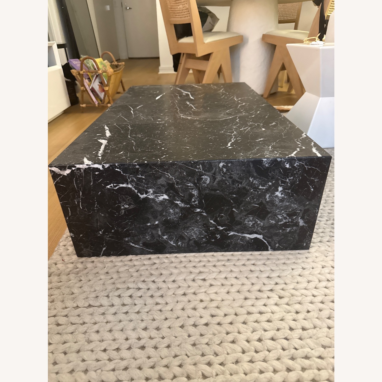 Design Within Reach Marble Plinth Coffee Table - image-2