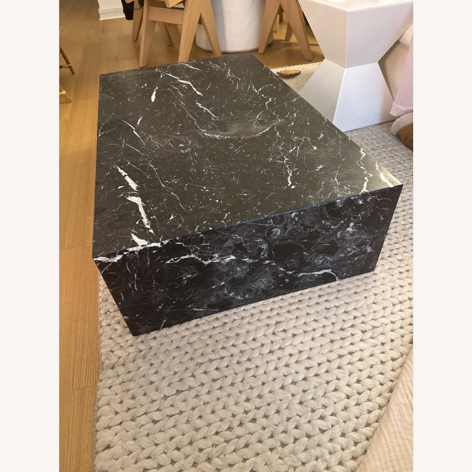 Design Within Reach Marble Plinth Coffee Table - image-1
