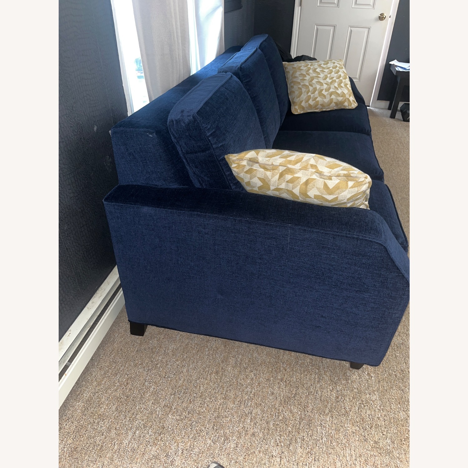 Hamilton Beach Brands Blue Fabric Sleeper Sofa - image-3