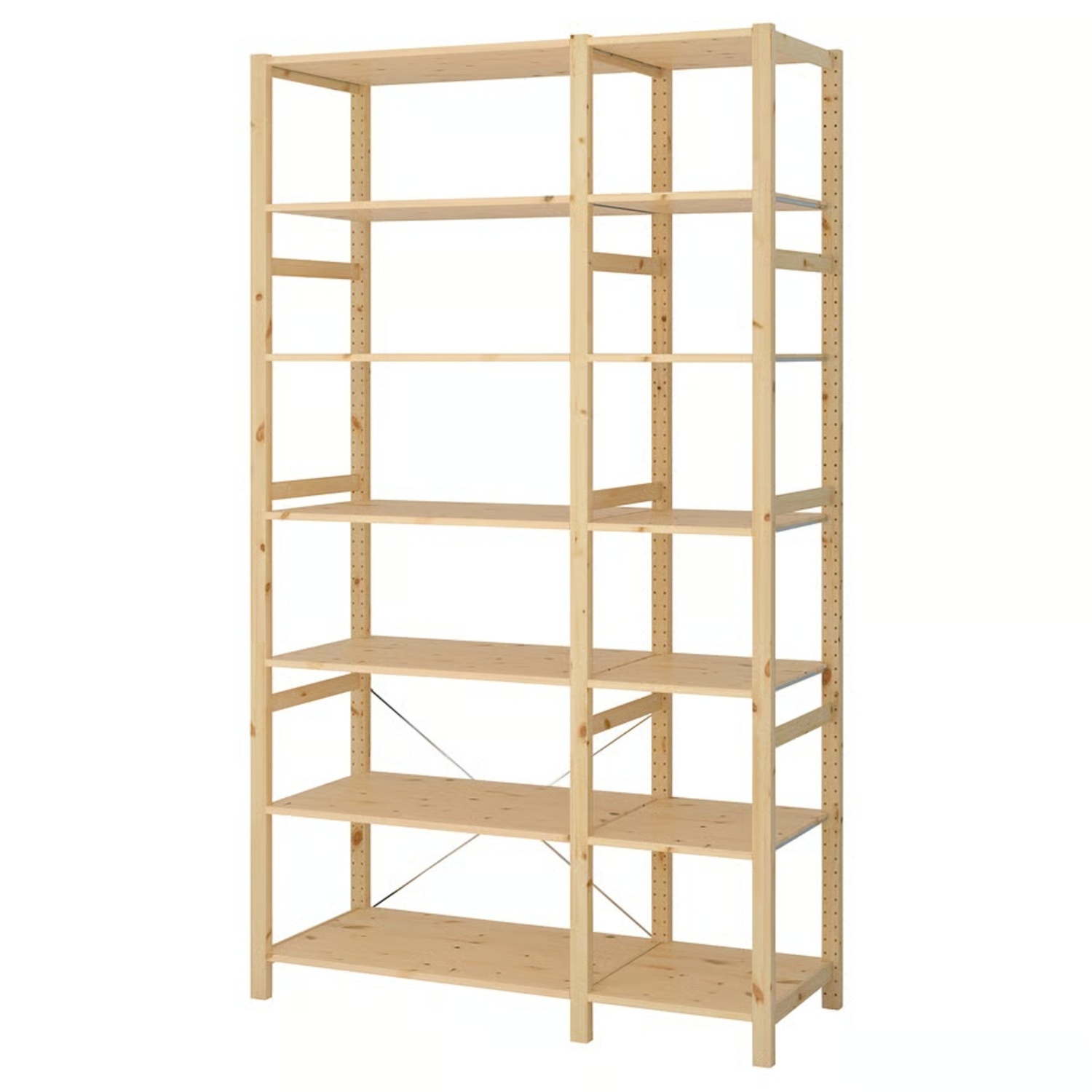 IKEA Ivar Shelving Natural Wood Bookcase - image-5