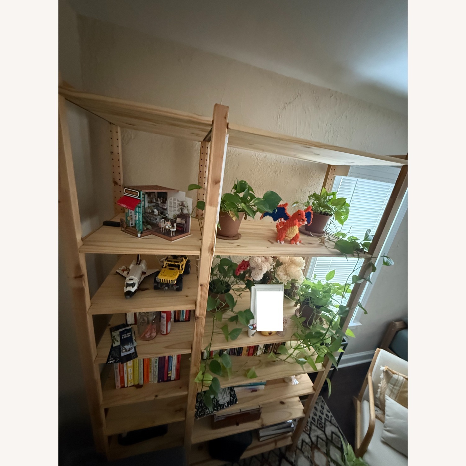 IKEA Ivar Shelving Natural Wood Bookcase - image-2