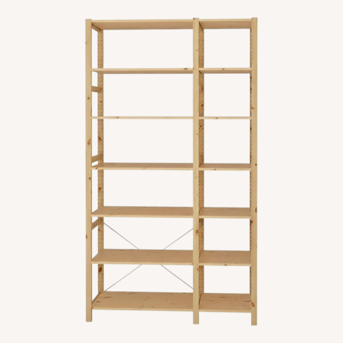 Used IKEA Ivar Shelving Natural Wood Bookcase for sale on AptDeco