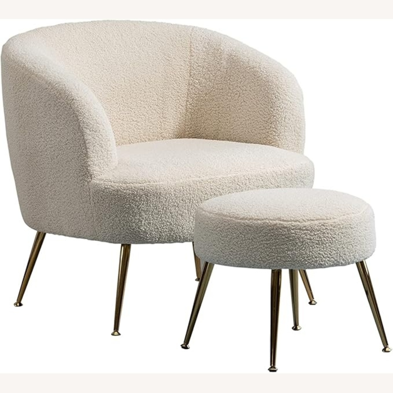Natural Wool Blend Chair and a Half - image-5