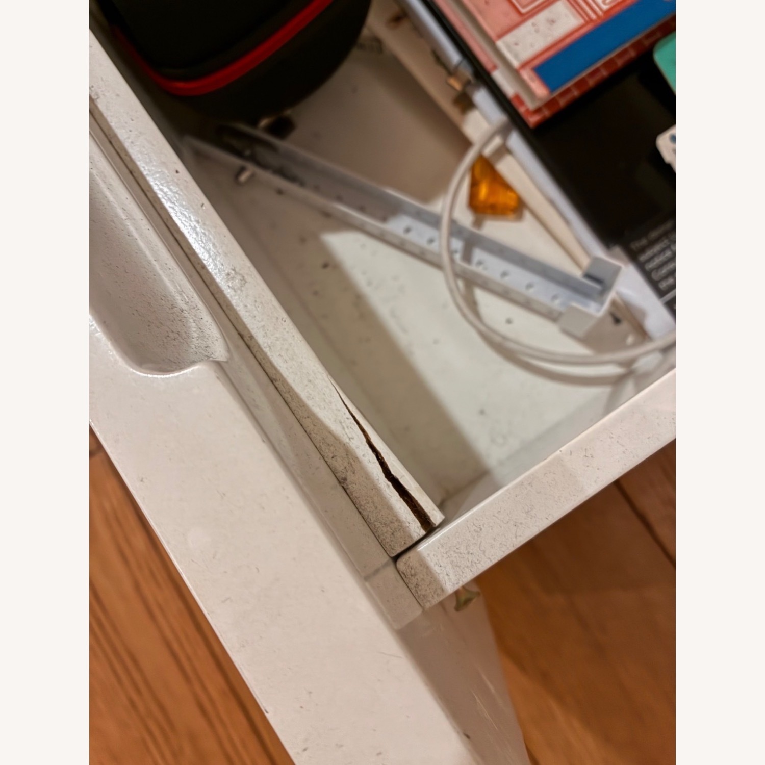 CB2 Chill White Lacquer Media Storage TV Console - image-4