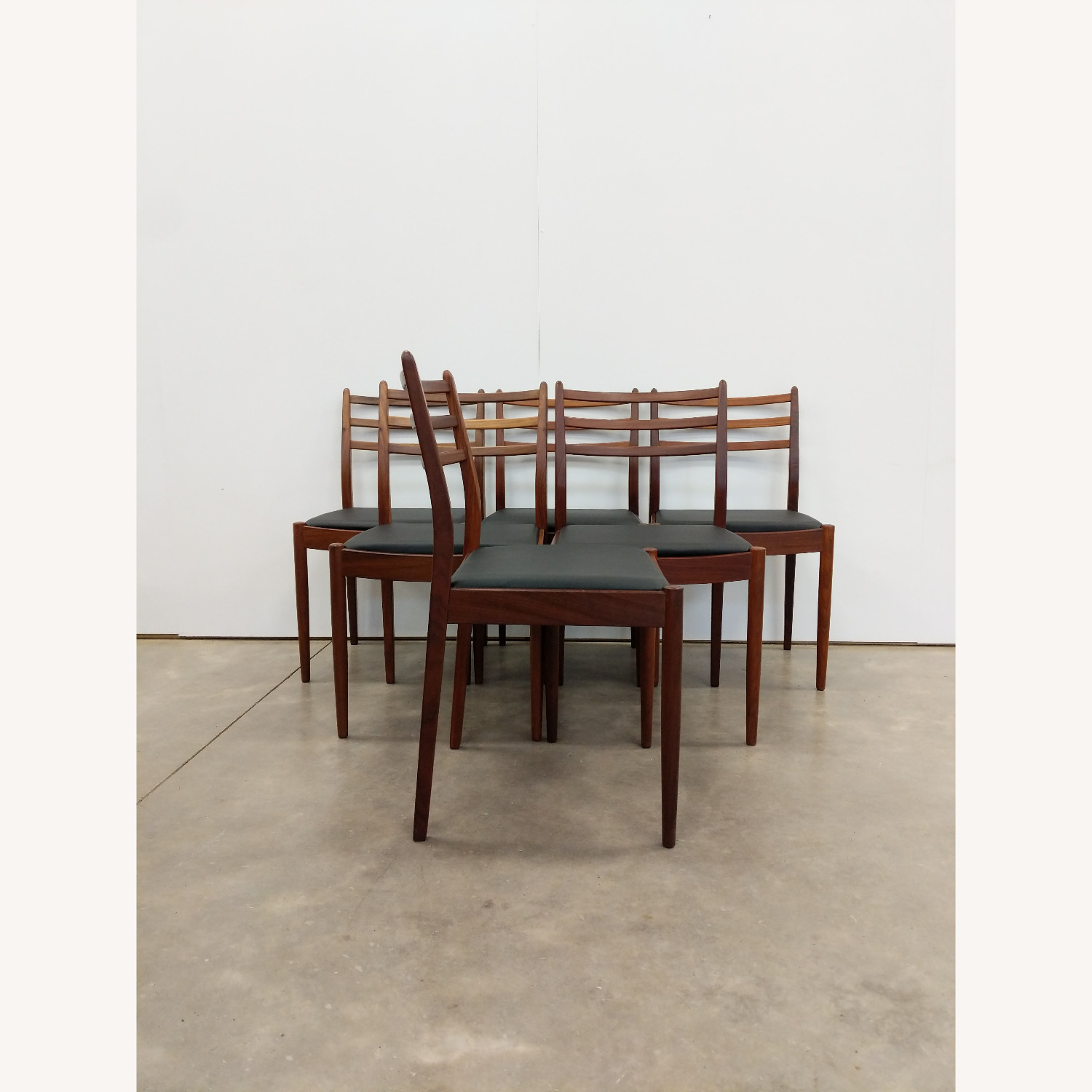 6 Vintage Mid Century Modern G Plan Dining Chairs - image-4