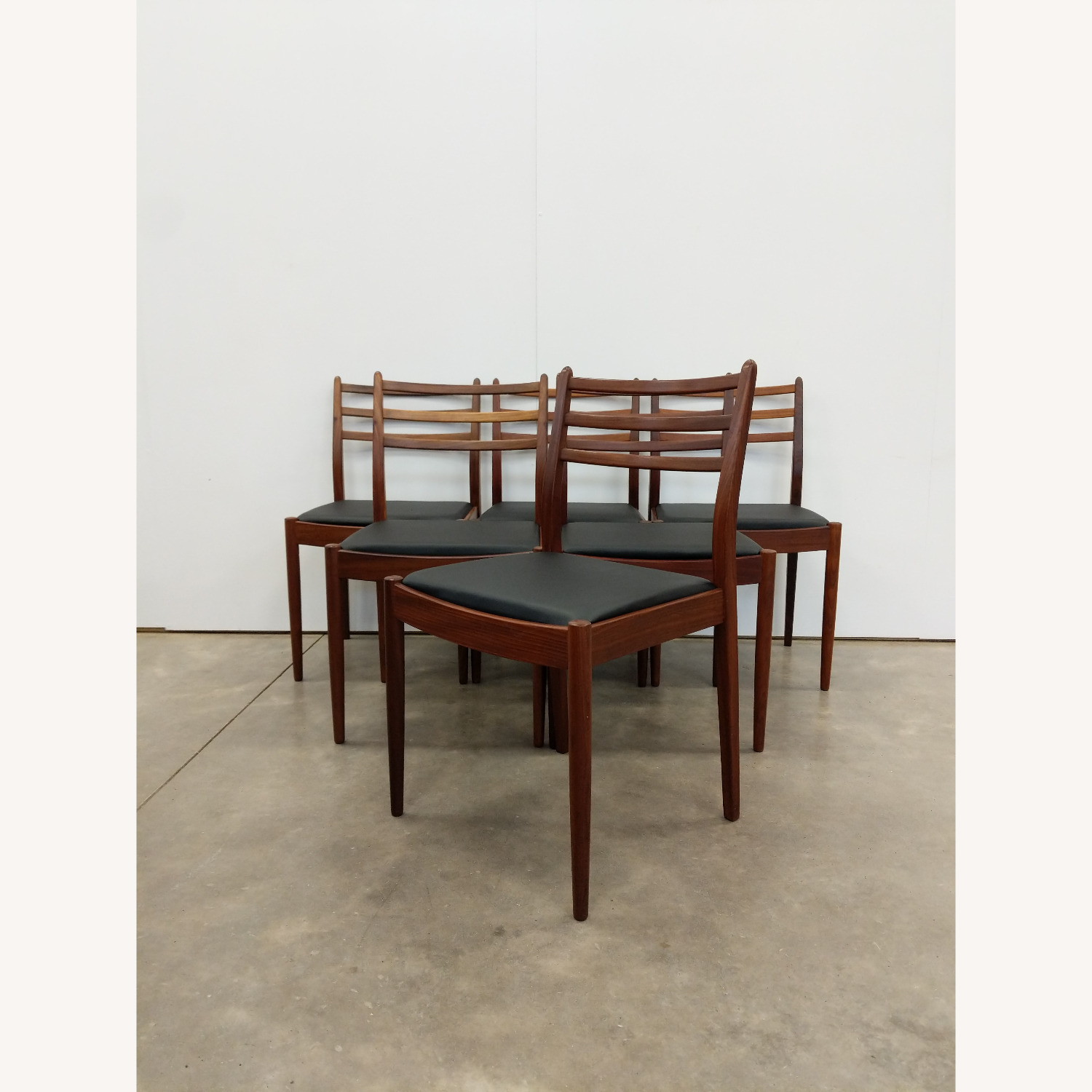 6 Vintage Mid Century Modern G Plan Dining Chairs - image-1
