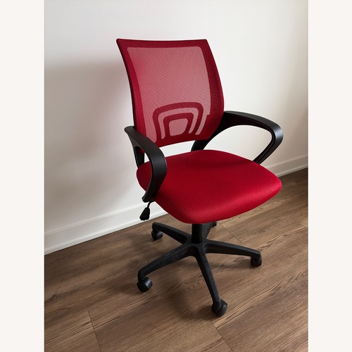 Used Desk Chair with Lumbar Support Arms for sale on AptDeco