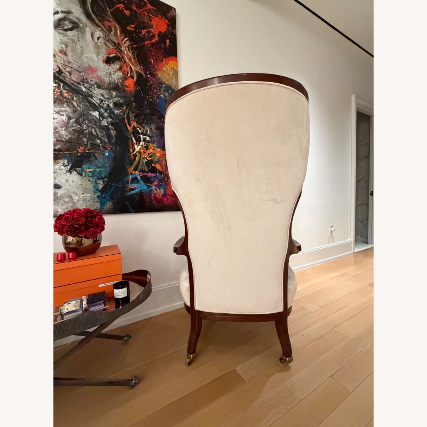 Vintage/Antique Finds Natural Wood Armchair - image-5