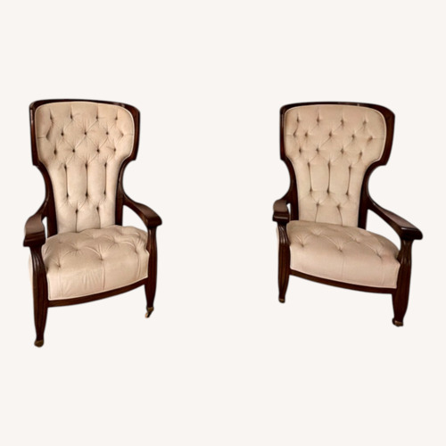 Used Vintage/Antique Finds Natural Wood Armchair for sale on AptDeco