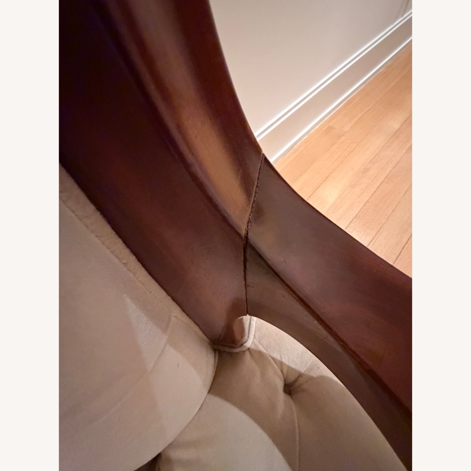 Vintage/Antique Finds Natural Wood Armchair - image-9