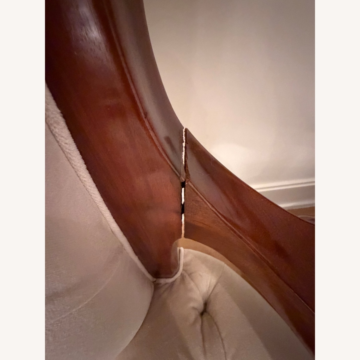 Vintage/Antique Finds Natural Wood Armchair - image-7