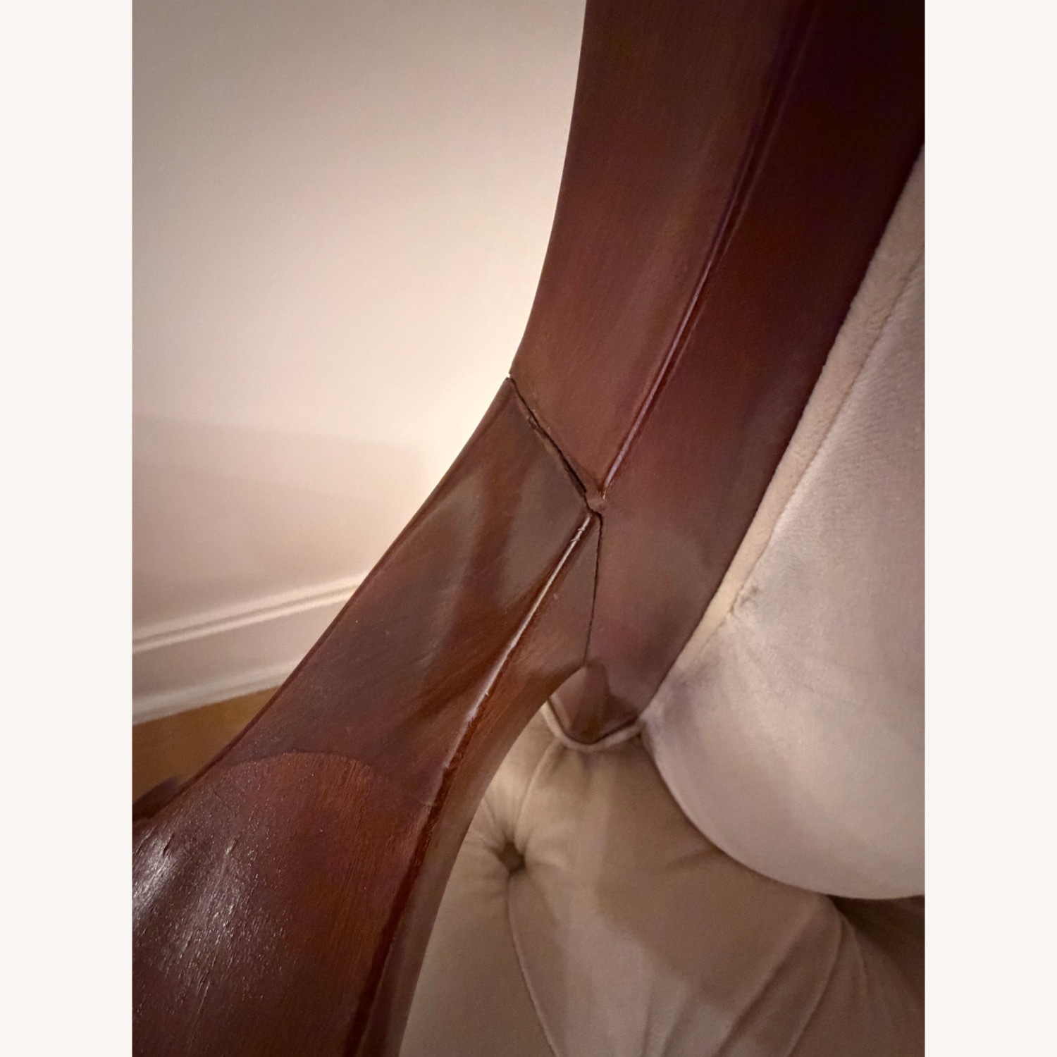 Vintage/Antique Finds Natural Wood Armchair - image-8