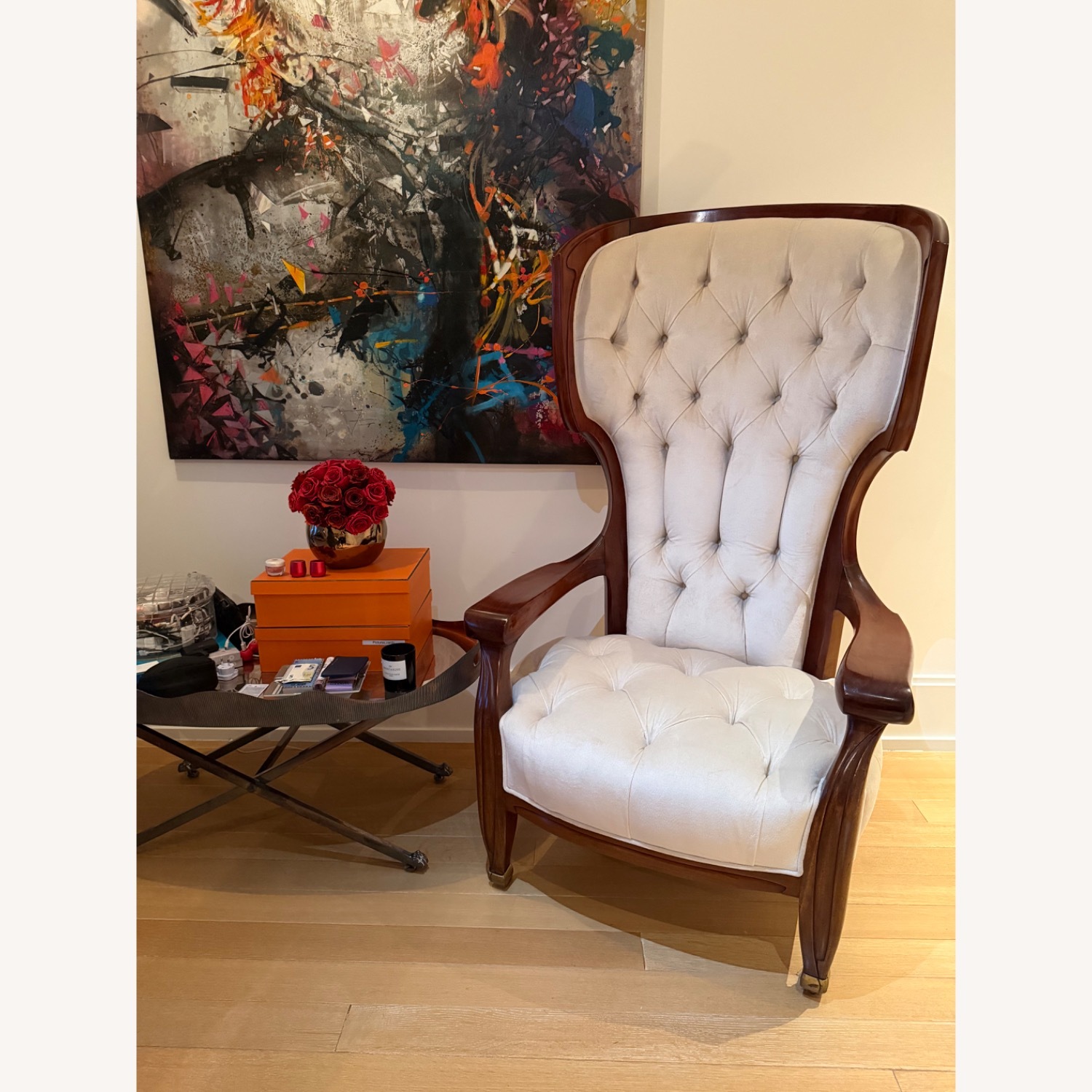 Vintage/Antique Finds Natural Wood Armchair - image-14