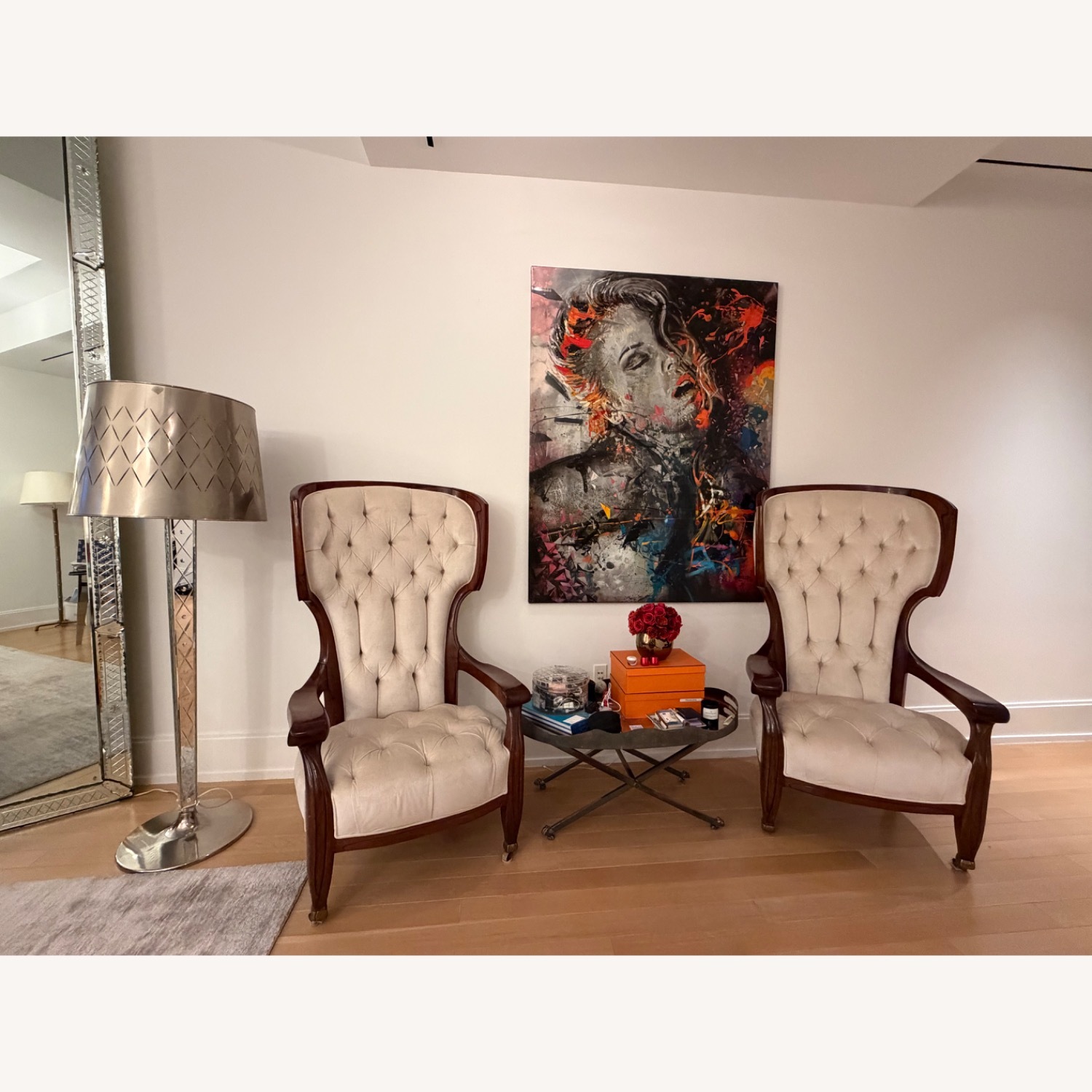 Vintage/Antique Finds Natural Wood Armchair - image-1