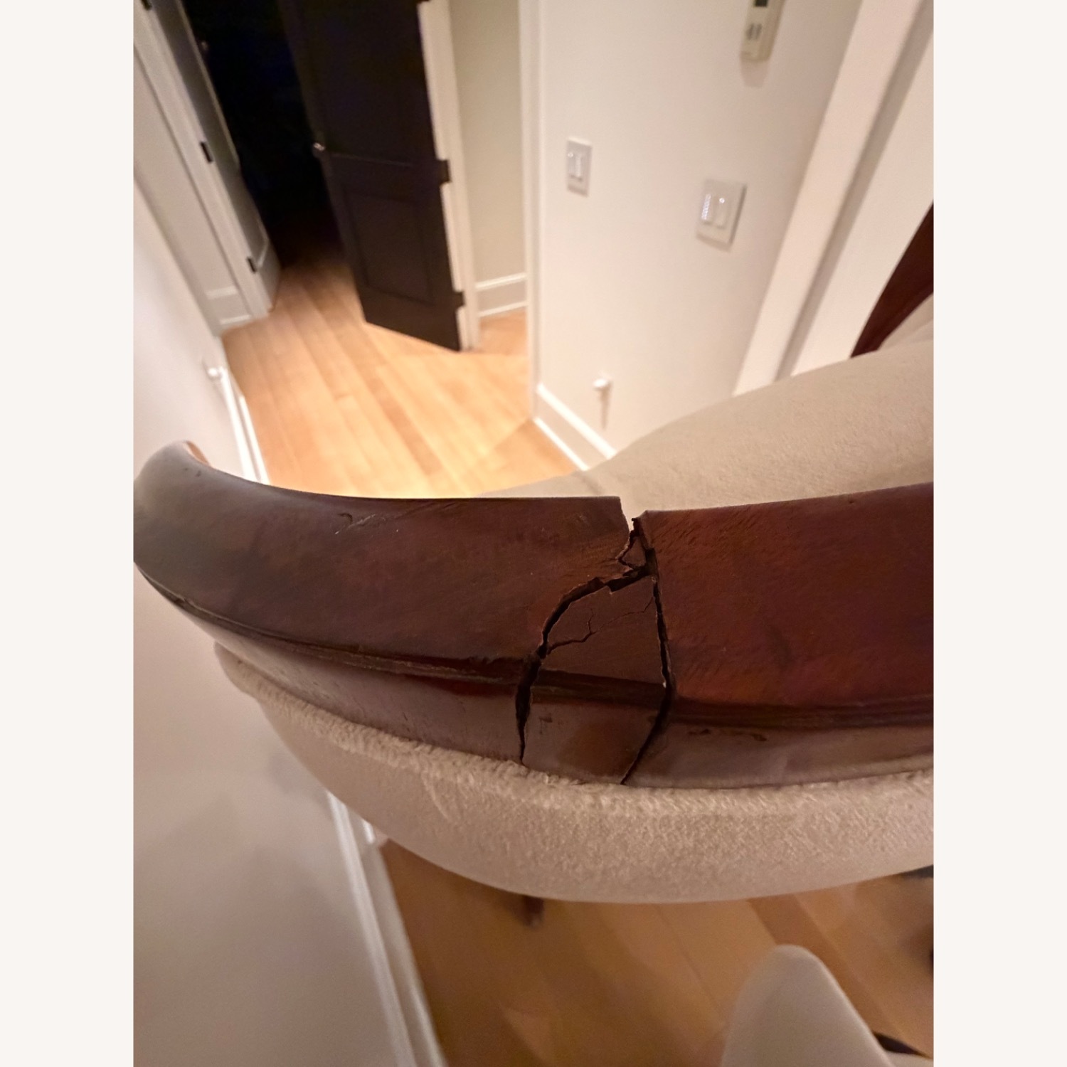 Vintage/Antique Finds Natural Wood Armchair - image-11