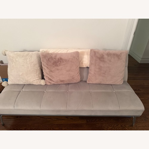 Used Silver Futon for sale on AptDeco