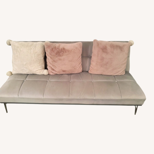 Used Silver Futon for sale on AptDeco