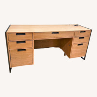 Natural Wood Desk