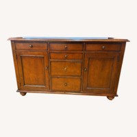 Pottery Barn Dark Brown Wood Sideboard