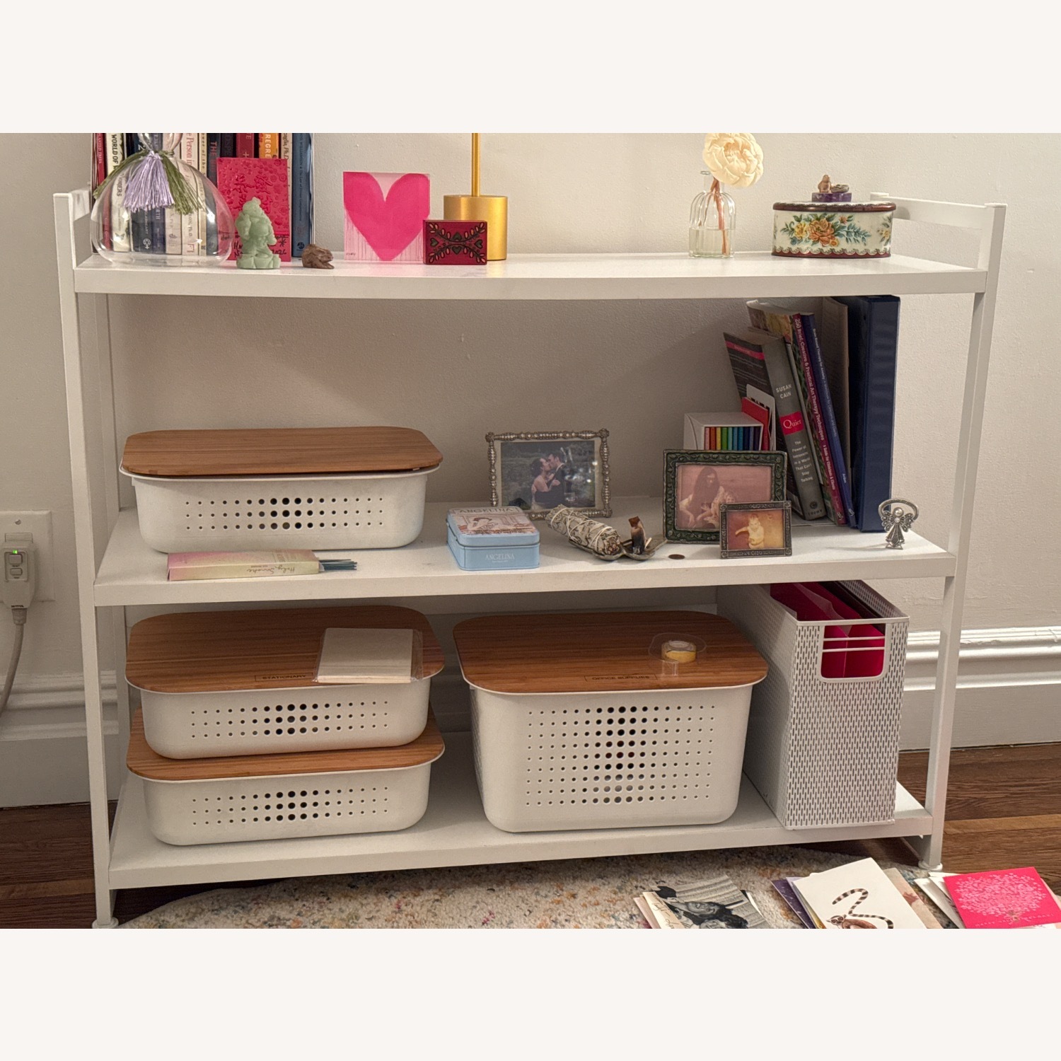 White Bookcase - image-1