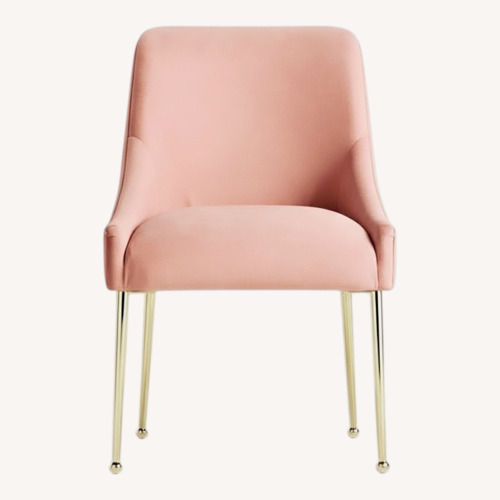Used Anthropologie Elowen Pink Dining Chair for sale on AptDeco