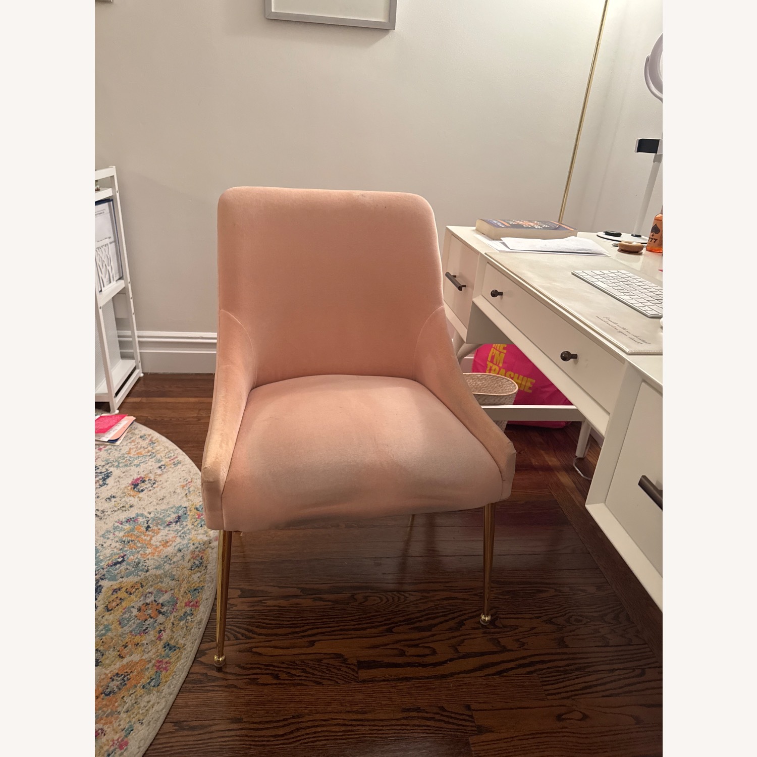 Anthropologie Elowen Pink Dining Chair - image-2
