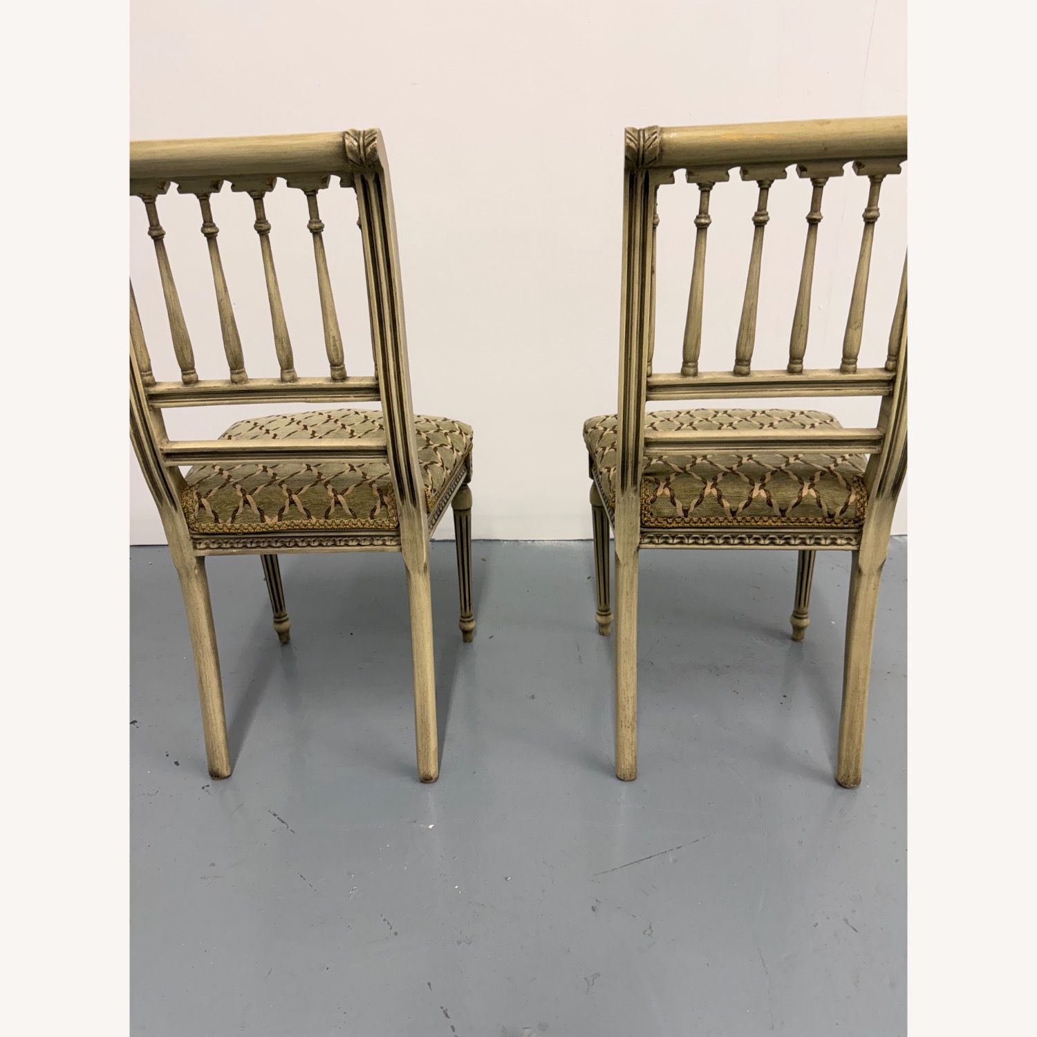 Light Gray Wood Side Chairs - image-9