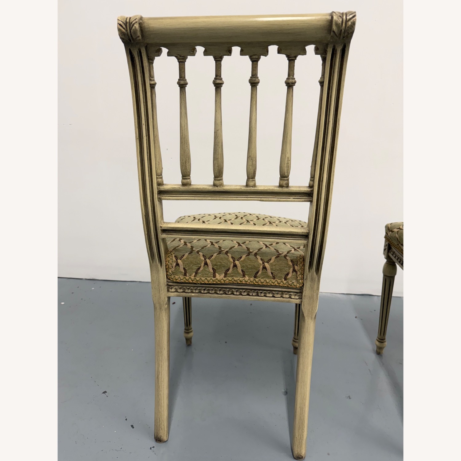 Light Gray Wood Side Chairs - image-7