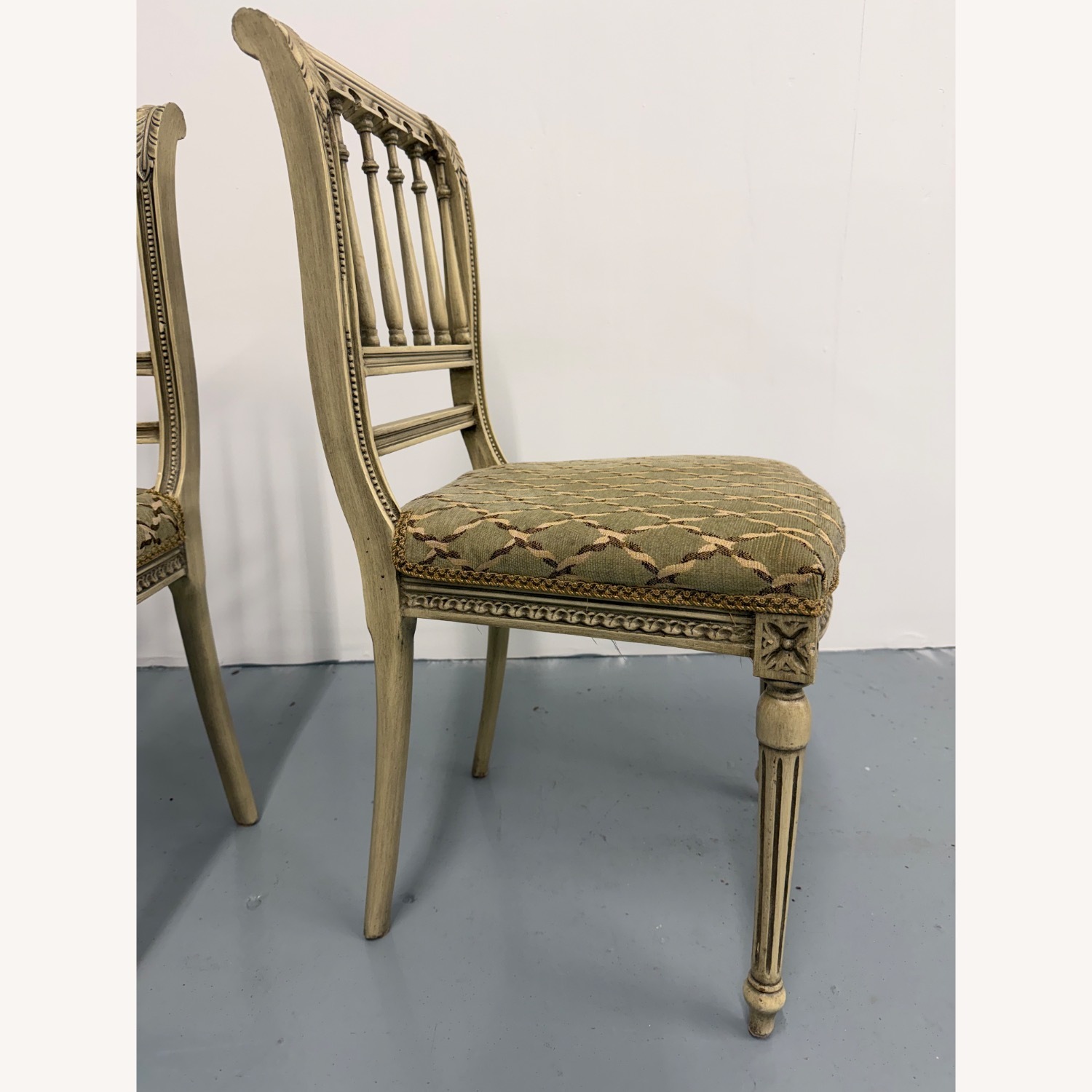 Light Gray Wood Side Chairs - image-6