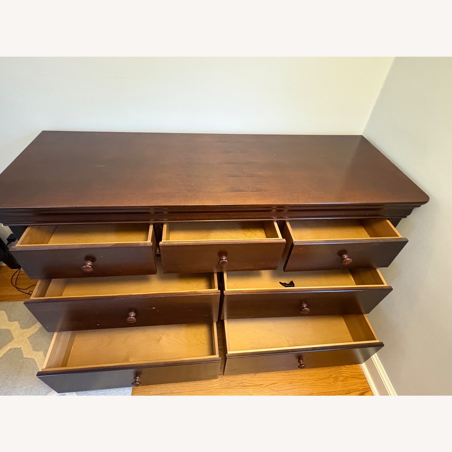 Stanley Furniture Young America Dark Brown Wood Dresser - image-3