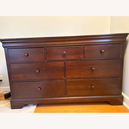 Used Stanley Furniture Young America Dark Brown Wood Dresser for sale on AptDeco