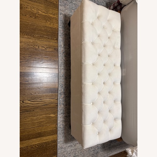 Used Bed Bath & Beyond Natural Fabric Chest for sale on AptDeco