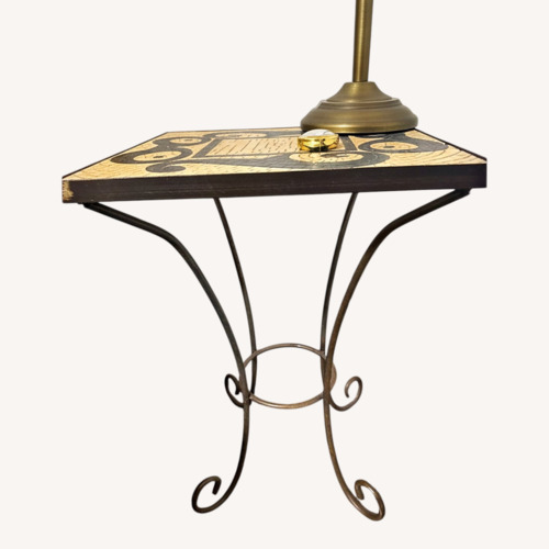 Used Vintage/Antique Finds Black Metal Side Tables for sale on AptDeco