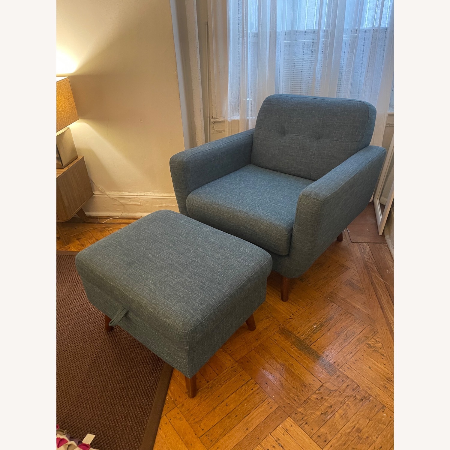 Bob's Discount Furniture Bettie Blue Armchair - image-7