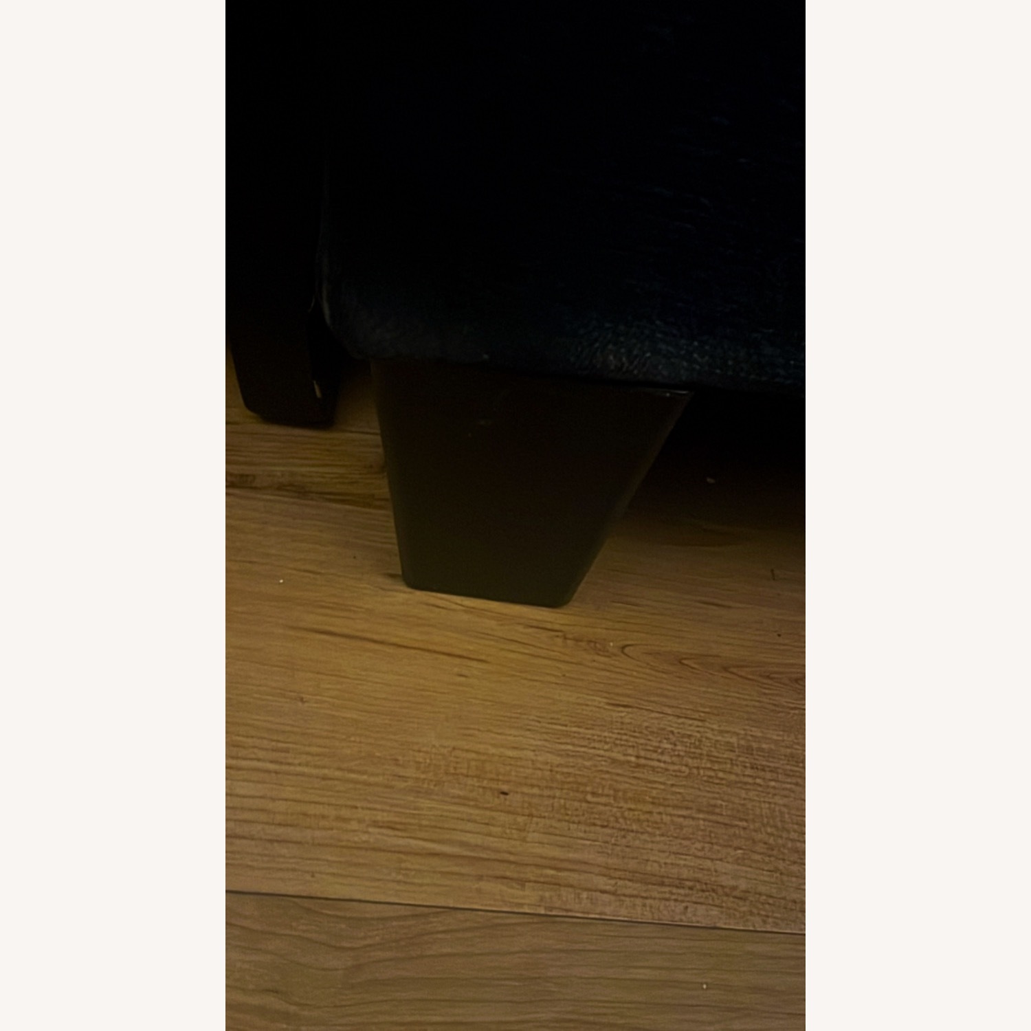 Indigo Blue Couch With Silver Accents  - image-6