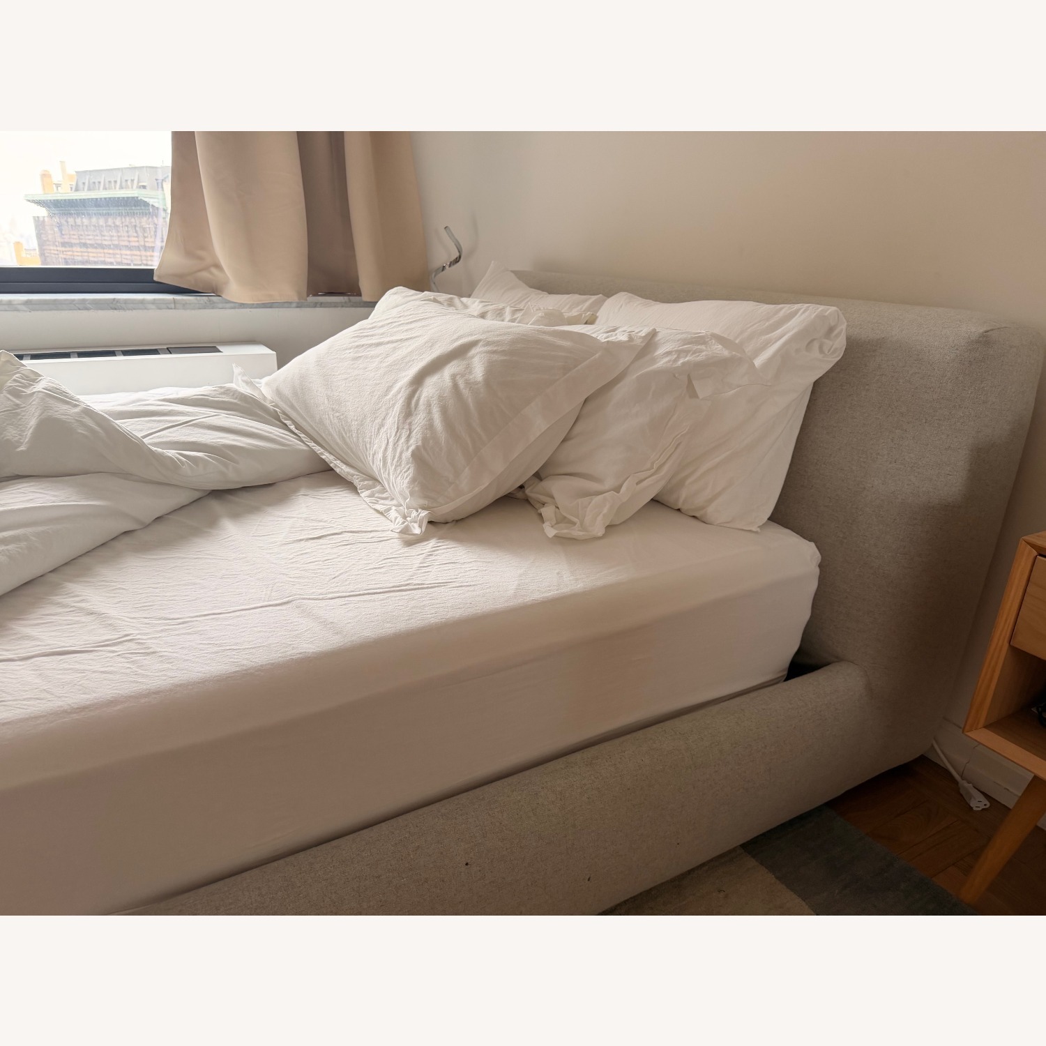 EQ3 Cello Light Gray Queen Bed with Storage - image-5