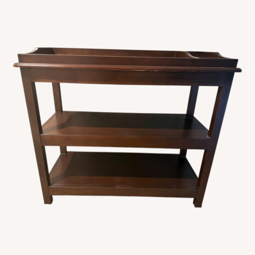 Used Pottery Barn Kids Dark Brown Wood Dresser for sale on AptDeco