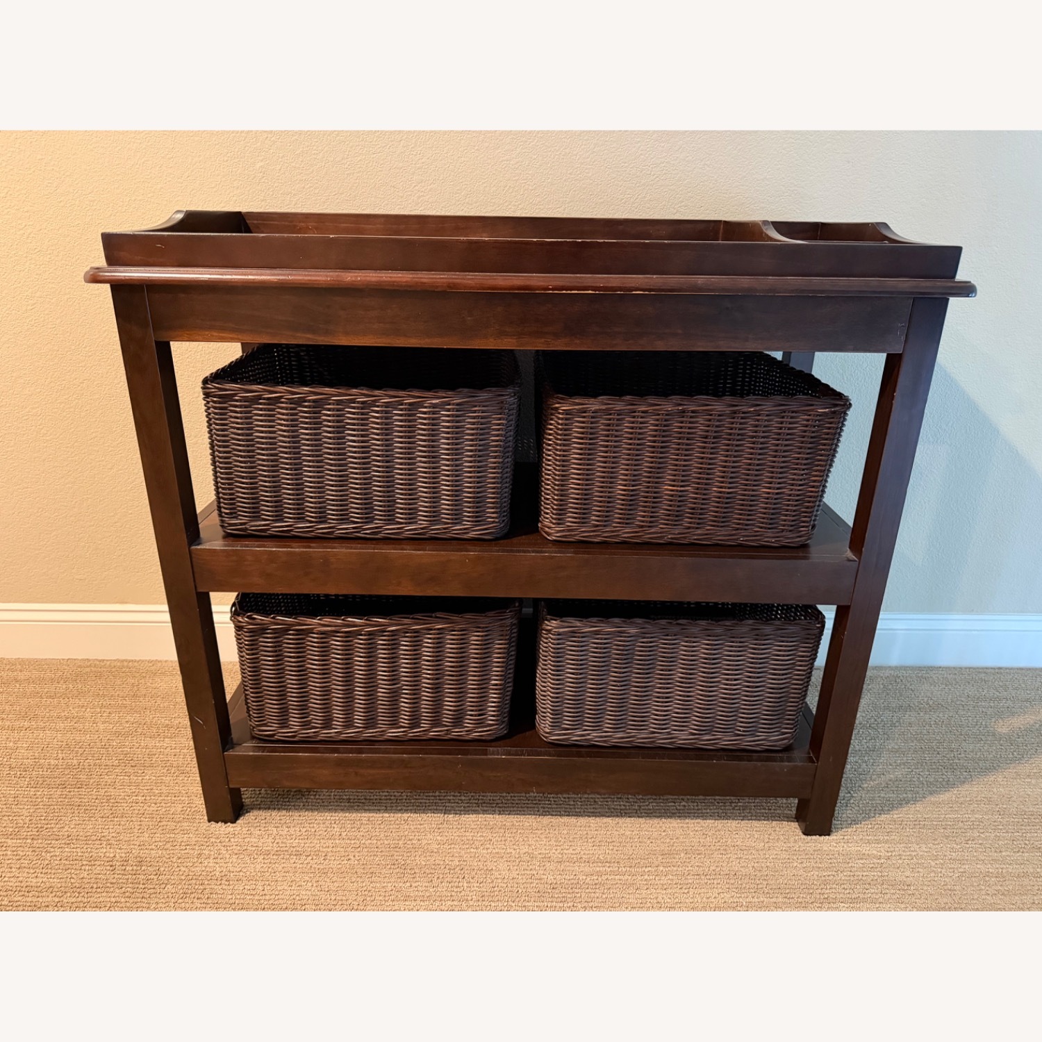 Pottery Barn Kids Dark Brown Wood Dresser - image-2