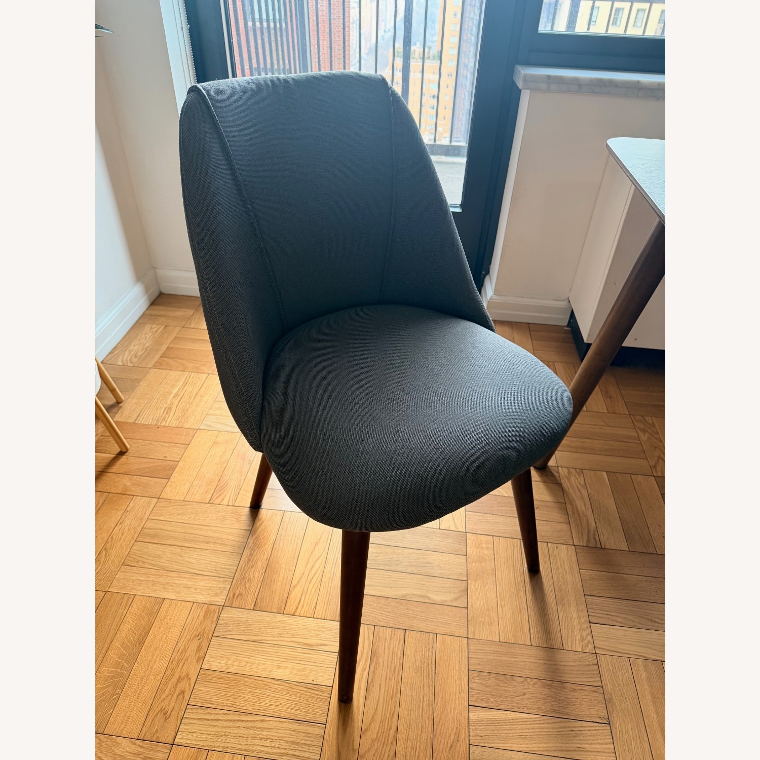 Dark Gray Dining Chairs - image-2