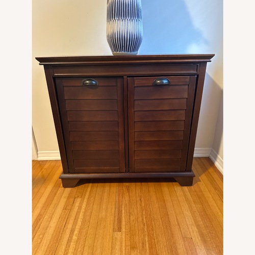 Used Lydia Linen Hamper  for sale on AptDeco