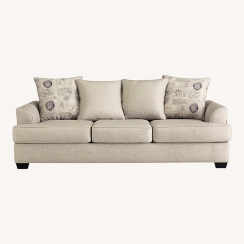 Used Ashley Furniture Light Gray Fabric 3+ Seater Sofa for sale on AptDeco