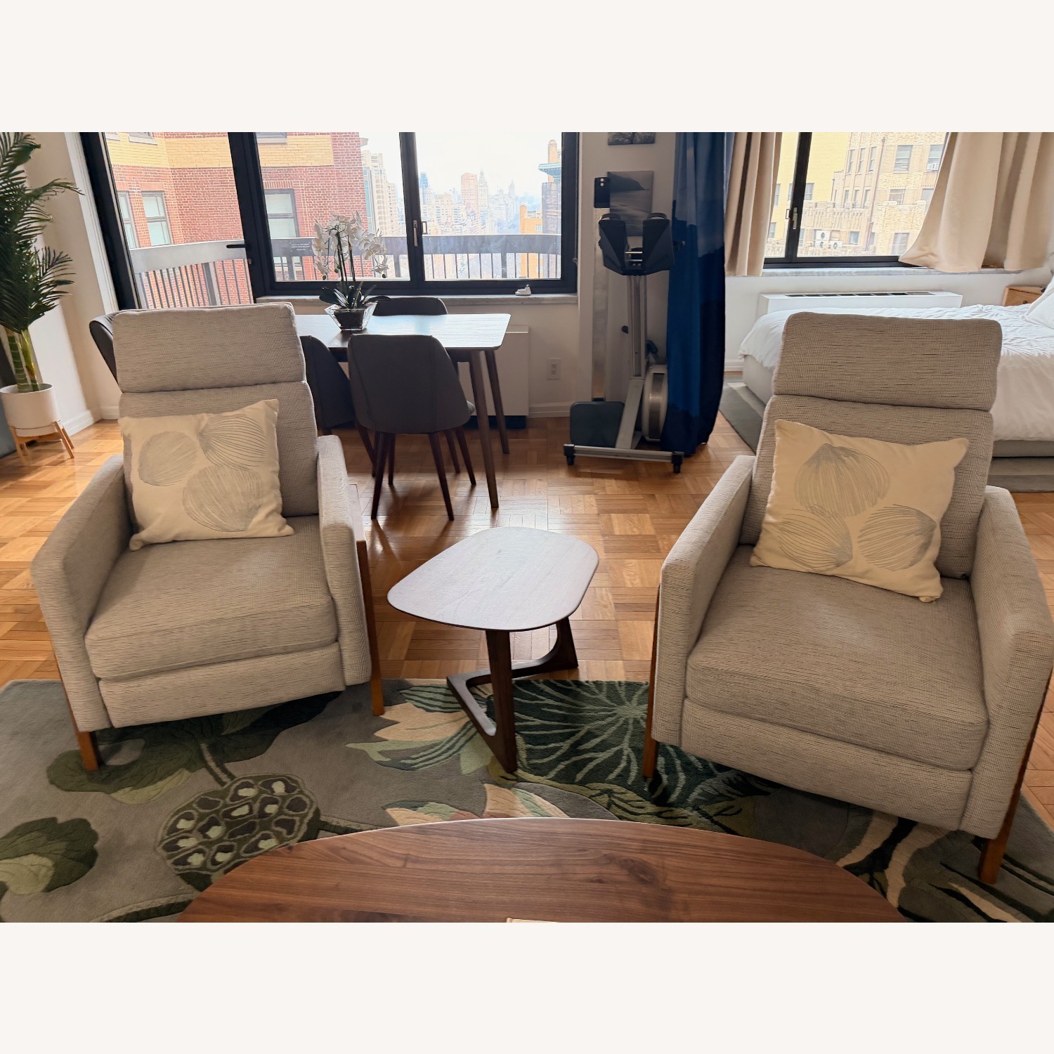 Fischer Dark Brown Wood Side Table - image-3