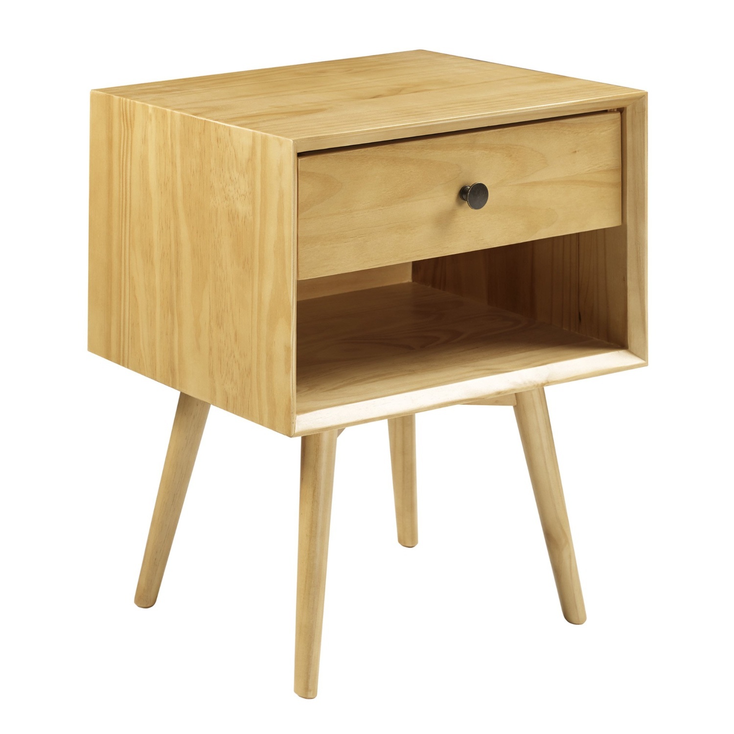 Light Brown Wood Nightstands - image-4