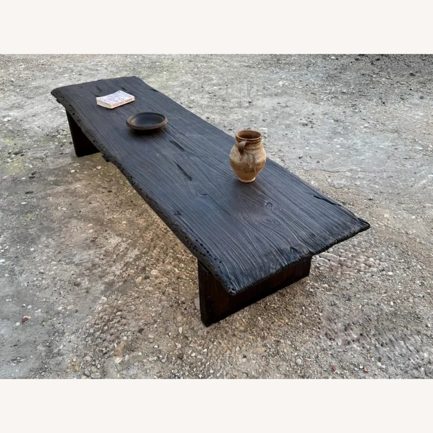 Black Unique Farmhouse Coffee Table - image-4